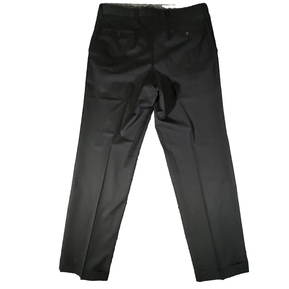 Hugo‎ Boss Scorsese Movie Suit Mens 42L Black 3-Button Wool Blend Made in USA